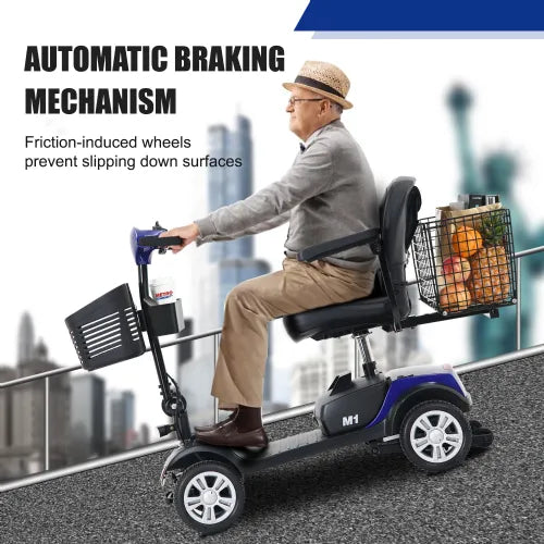 M1 Mobility Scooter with Anti-Tip Wheels and 5 MPH Top Speed by Metro Mobility