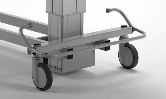 Close-up image of Heavy Duty Bariatric Shower Trolley - Atlas TR 4000 by TR Equipment