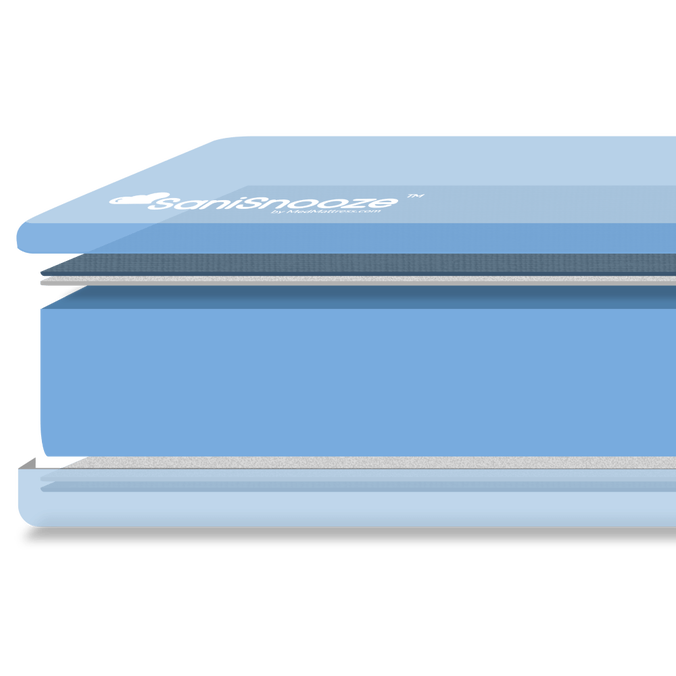 Close-up image of SaniSnooze Moon Mattress