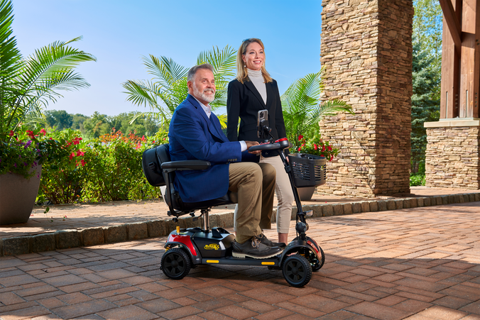 Close-up image of Buzzaround XLS-HD 4-Wheel Scooter