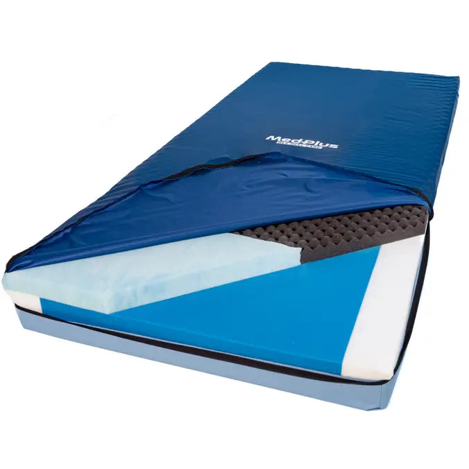 Close-up image of Heel Care RLX Heel Shear Reduction Mattress