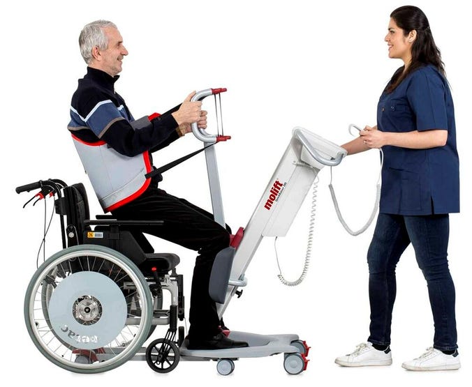 Close-up image of Molift® QuickRaiser 205 Sit-to-Stand Lift