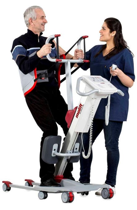 Close-up image of Molift® QuickRaiser 205 Sit-to-Stand Lift
