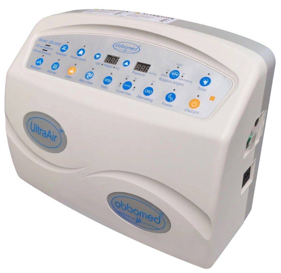UltraAir Bariatric Alternating Pressure Ulcer Prevention Mattress
