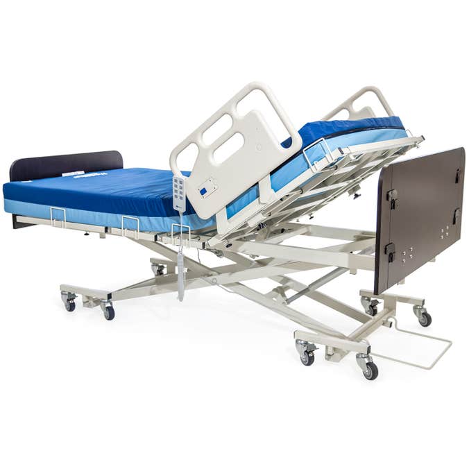 Close-up image of PerfectCare Expandable Low Hospital Bed