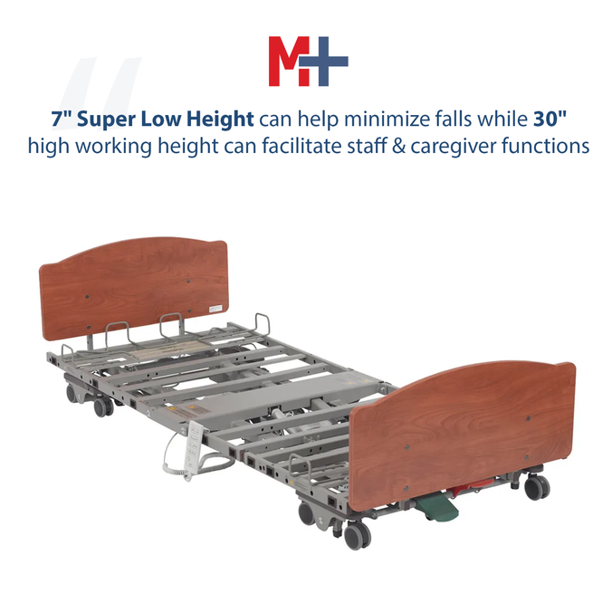PrimeCare UltraPlus Hi-Low Hospital Bed