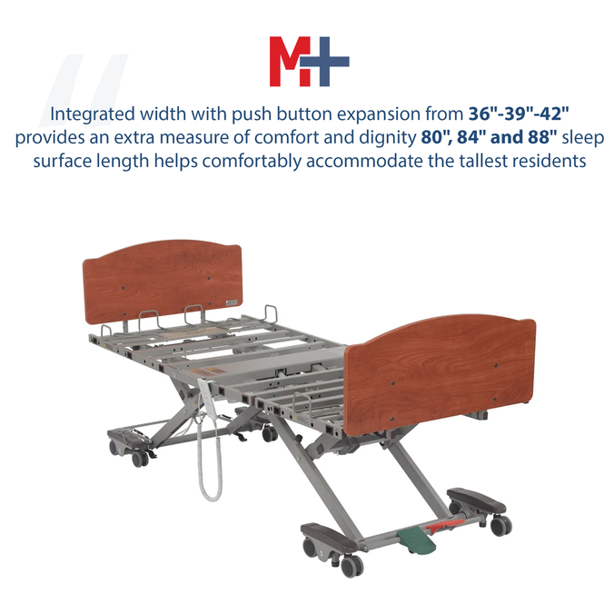 PrimeCare UltraPlus Hi-Low Hospital Bed