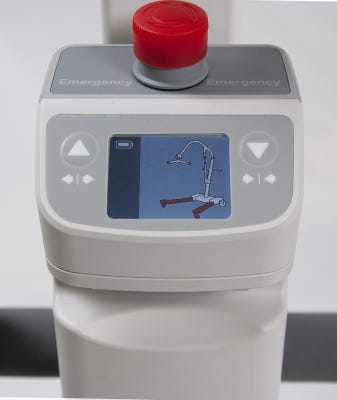 Close-up image of Pro Powered Floor Patient Lift