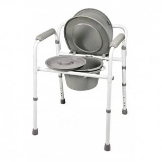 Close-up image of Graham-Field 3-In-1 Steel Folding Commode