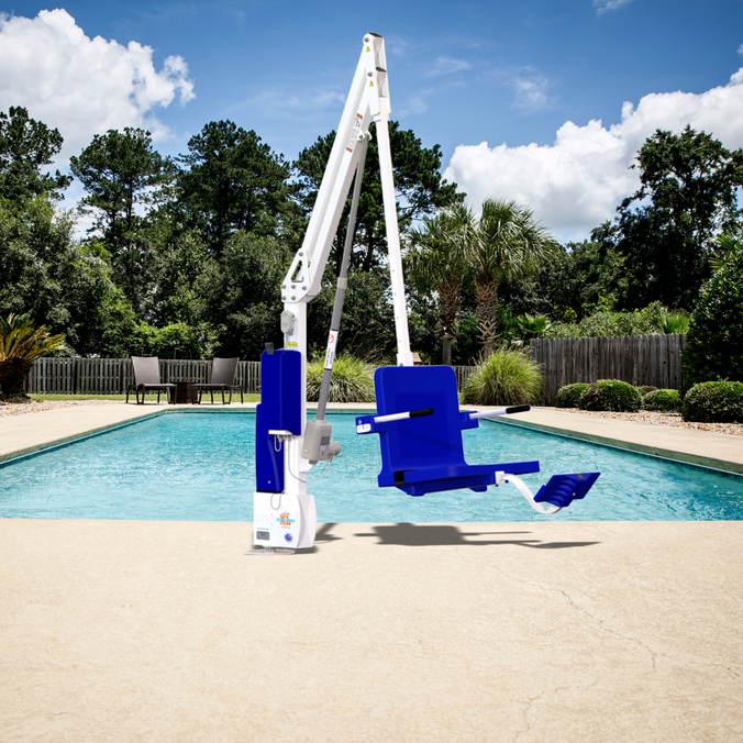 Close-up image of Revolution XL ADA Pool Lift