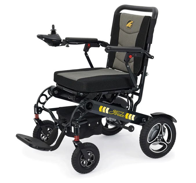 Stride Aluminum Folding Electric Wheelchair
