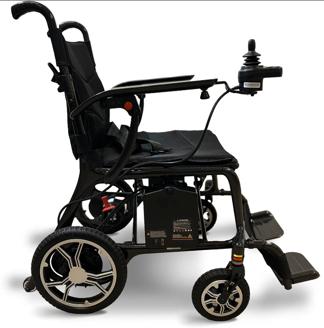 Close-up image of Air Elite Carbon Fiber Power Chair