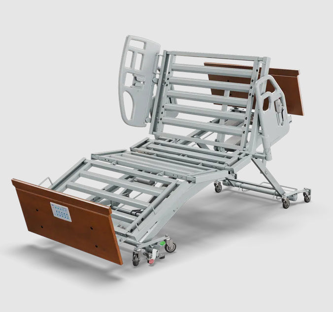 Close-up image of SPAN ReadyWide® Expansion Hospital Bed