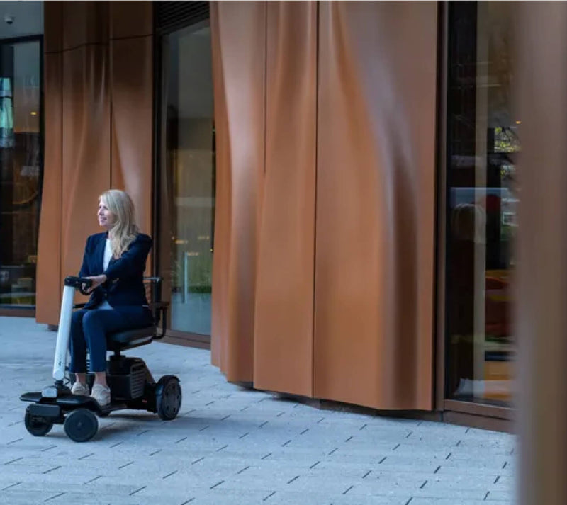 Close-up image of WHILL Model R 4W Scooter v3