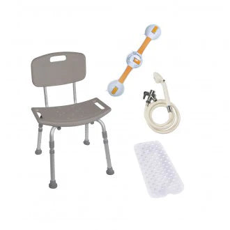 Close-up image of Drive Shower Chair Bathroom Safety Bundle