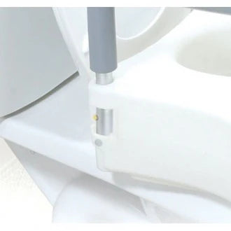 Close-up image of Raised Toilet Seat with Lock & Arms