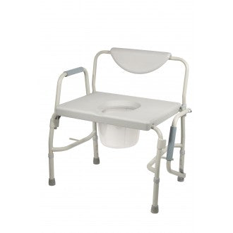 Drive Bariatric Drop Arm Commode Chair