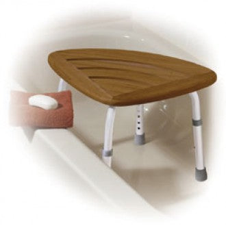 Teak Wood Adjustable Shower & Bath Stool