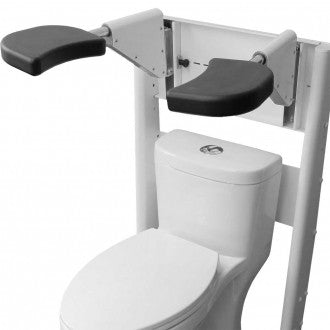 Close-up image of Pants Up Easy Toilet Model - Freestanding