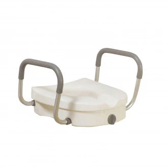 Drive Raised Toilet Seat with Removable Padded Arms