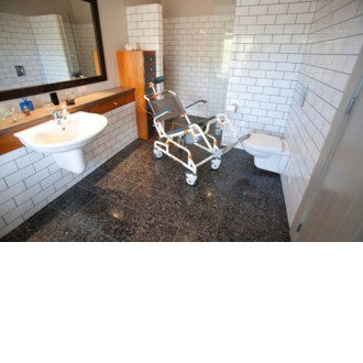 ShowerBuddy Roll-In Shower Chair with Tilt
