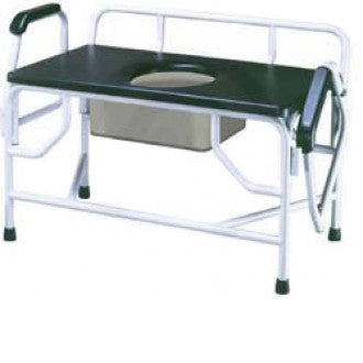 Super Heavy Duty, Extra Large Drop Arm Commode