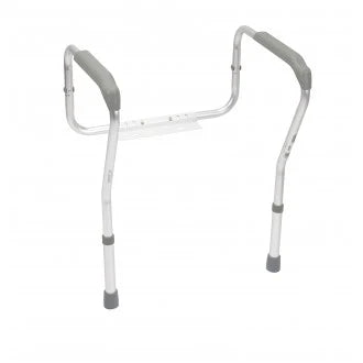 Close-up image of Drive Toilet Safety Frame with Padded Armrests