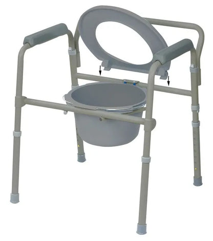 Drive Folding Steel Commode