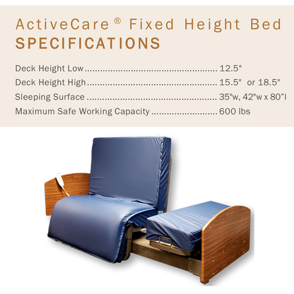 ActiveCare Deluxe SafeTurn Rotating Homecare Bed