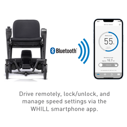 WHILL Model F Travel Power Chair