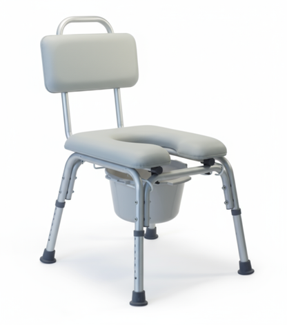 Deluxe Padded Commode Bath Seat