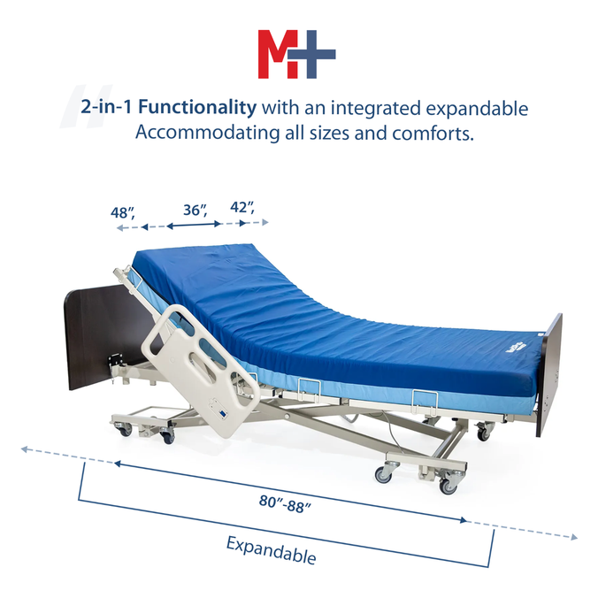 PerfectCare Expandable Low Hospital Bed