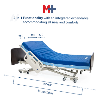 PerfectCare Expandable Low Hospital Bed