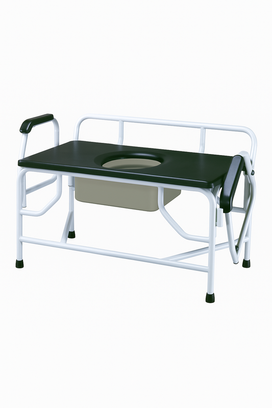 Super Heavy Duty, Extra Large Drop Arm Commode