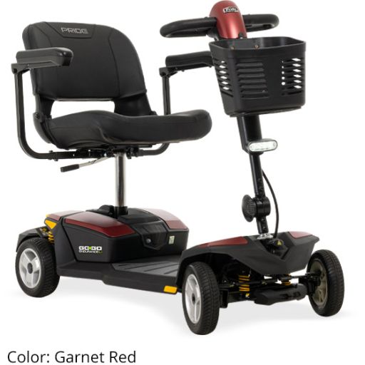 Pride Mobility Go-Go Endurance Li - Lightweight Travel Mobility Scooter
