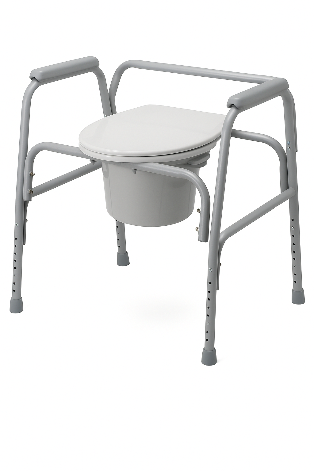Medline Bariatric Deluxe Steel Commode