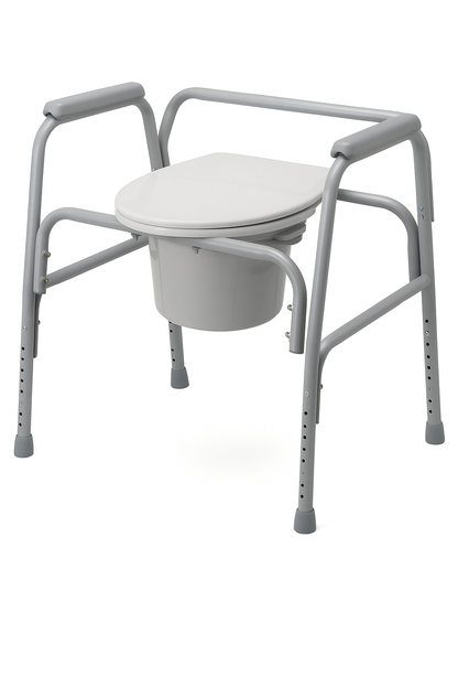 Medline Bariatric Deluxe Steel Commode
