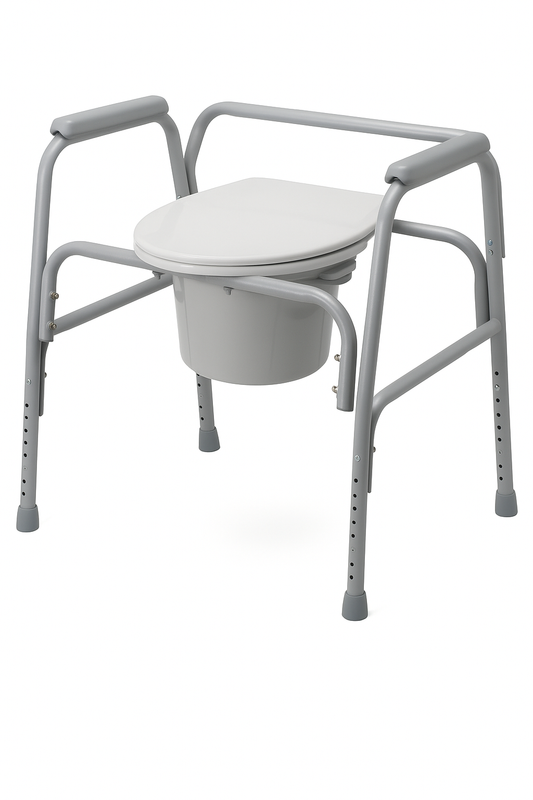 Medline Bariatric Deluxe Steel Commode