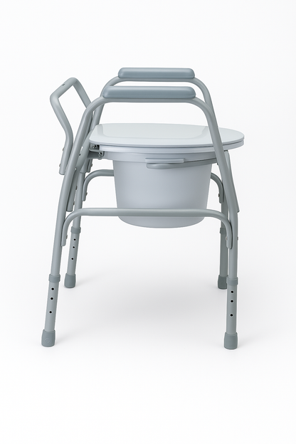 Medline Bariatric Deluxe Steel Commode