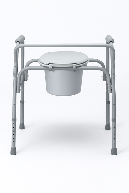 Medline Bariatric Deluxe Steel Commode