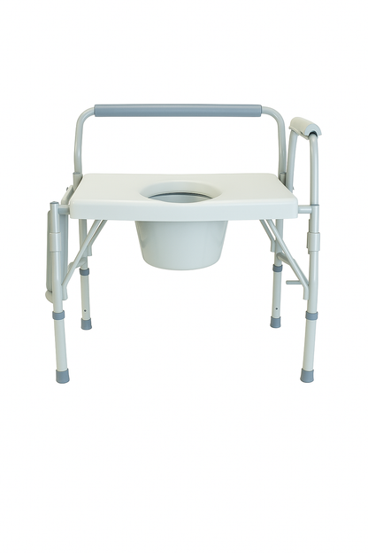 3 in 1 Bariatric Steel Drop Arm Commode