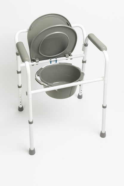 3 in 1 Steel Folding Commode