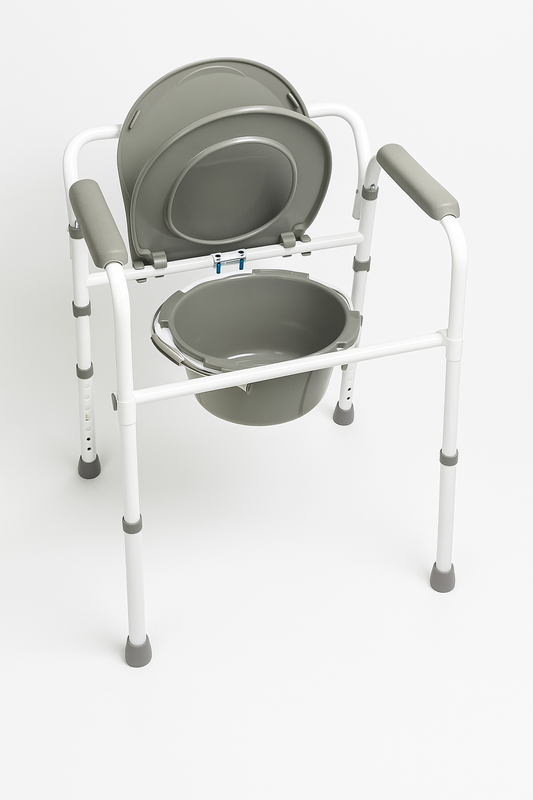 3 in 1 Steel Folding Commode
