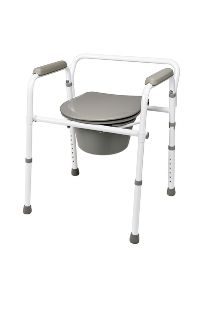 3 in 1 Steel Folding Commode