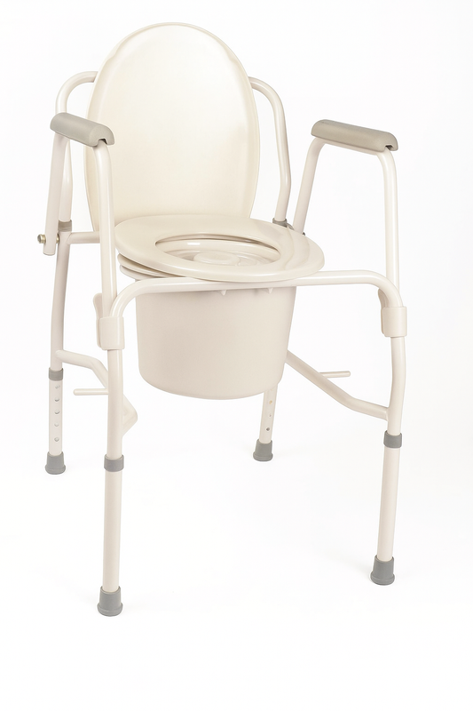 Drop Arm Commode Chair