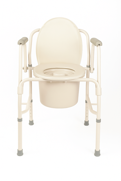 Drop Arm Commode Chair