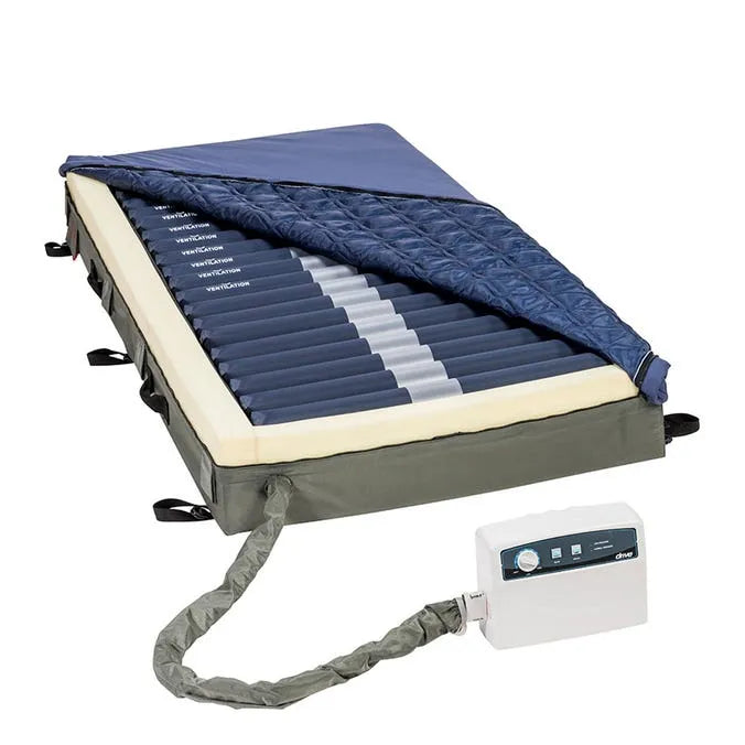 Close-up image of PreserveTech Med-Aire Edge Alternating Pressure and Low Air Loss Mattress Replacement System