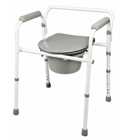 Graham-Field 3-In-1 Steel Folding Commode