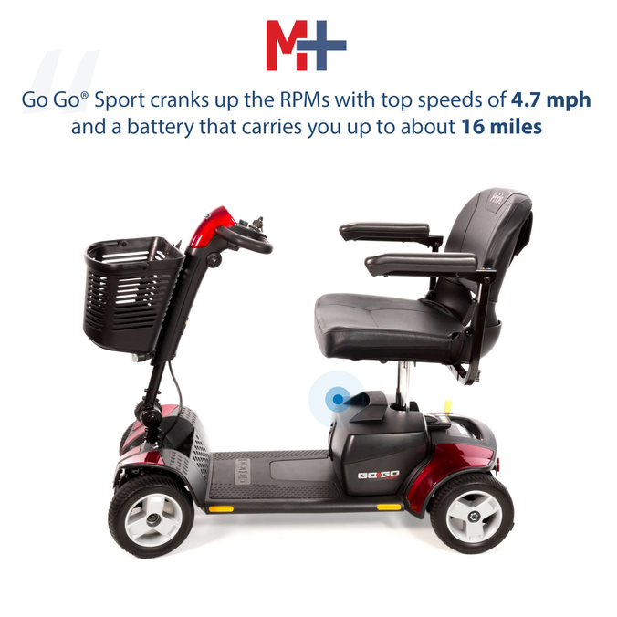 Go-Go® Sport EZ Turn Travel Scooter