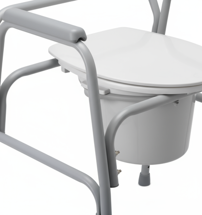 Medline Bariatric Deluxe Steel Commode